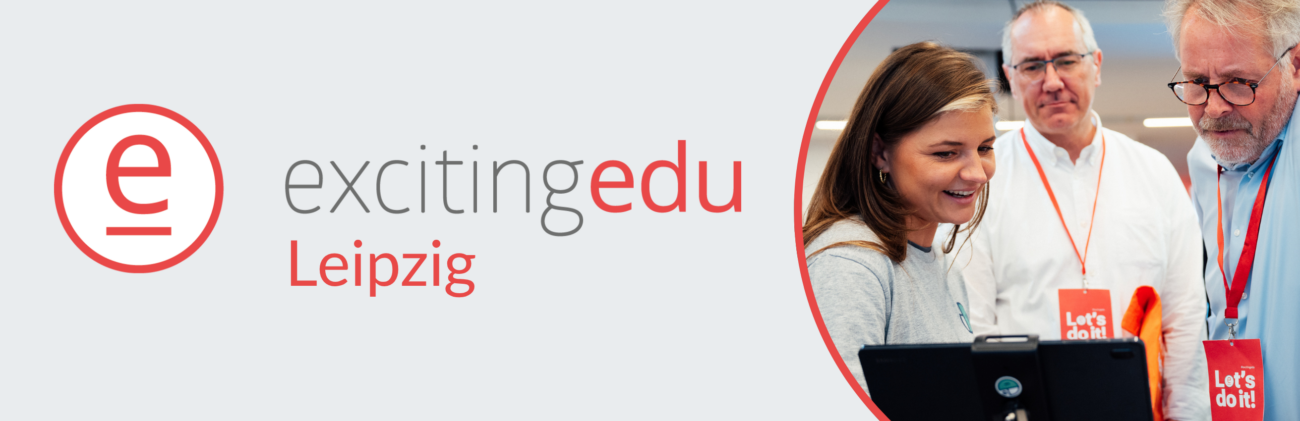 Logo und Schriftzug der Bildungstagung #excitingedu