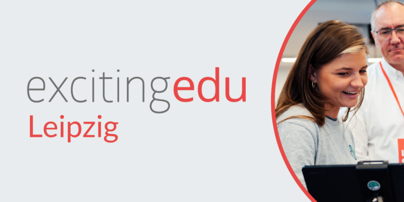 Logo und Schriftzug der Bildungstagung #excitingedu